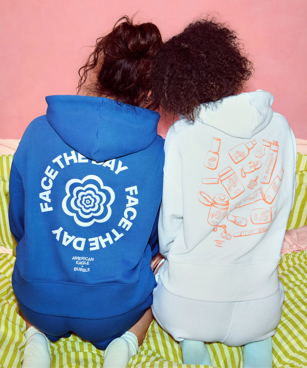 AE x Bubble Fleece Hoodie - White