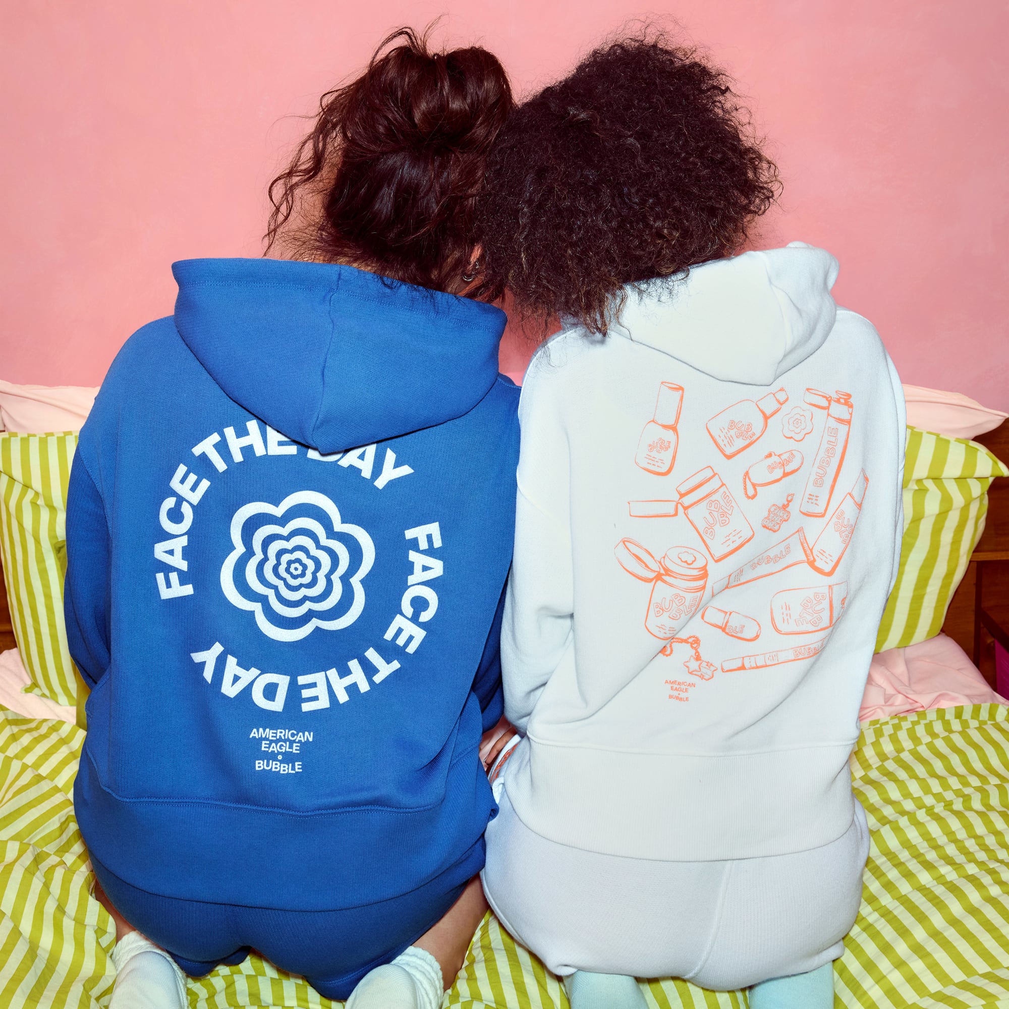 AE x Bubble Fleece Hoodie - White